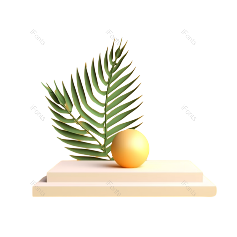 叶子图片,装饰元素,元素PNG,立体免抠素材